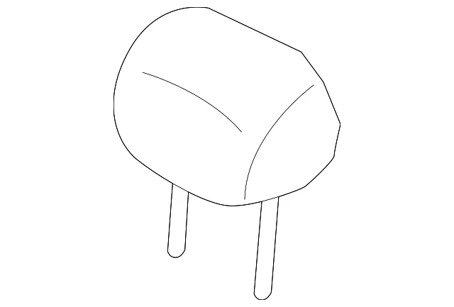 Genuine Nissan OE Headrest Assy-Rear Seat 86460-6JL1B