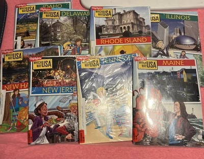 HIGHLIGHTS Magazines WHICH WAY USA STATE PUZZLE BOOKS Lot Of 16 New Sealed - Image 1 of 4