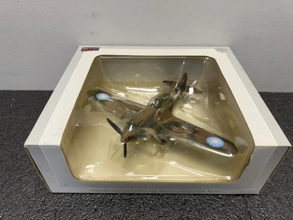 SPECCAST #44003 Diecast P-40 Warhawk Airplane Collector Bank in Box - NIB - Image 1 of 4