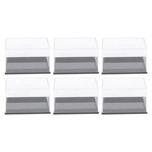 Set of 2 Mineral Specimen Display Box Platic Cases Rock Collection - Picture 1 of 12