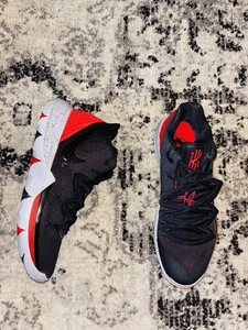 Nike Kyrie 5 ‘Bred’ Sneakers Size 11 Mens Red Black AO2918-600 - Picture 1 of 7