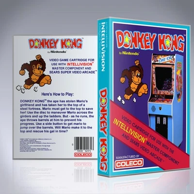 Intellivision UGC - NO GAME - Donkey Kong - Image 1 of 3