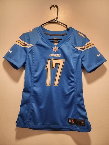 LA Chargers Nike On Field Phillip Rivers #17 Women's Jersey Blue Size M Cover