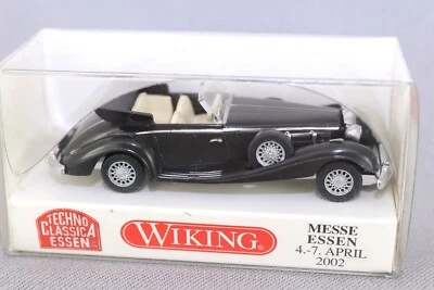 Wiking H0 1:87 Mercedes 540 K Techno Classica Essen 2002 schwarz 835 04 OVP NOS - Bild 1 von 3