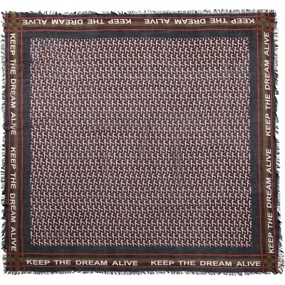 Zadig & Voltaire KIDS Tuch mit Fransen Allover Monogramm Print 90 x 90 cm