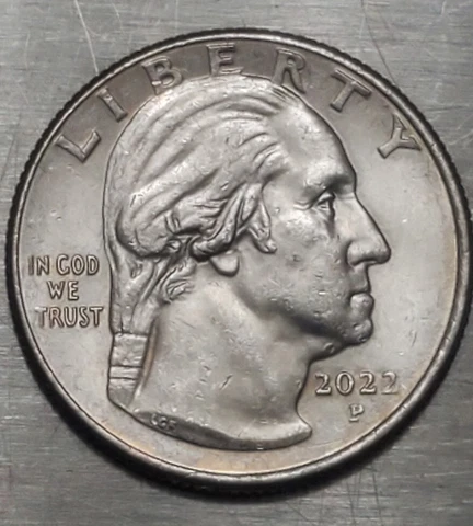 2022 P WILMA MANKILLER QUARTER ERRORS. Drooling George Rare Coin Cover