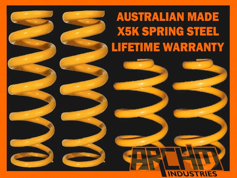 HOLDEN TORANA LC/LJ 1969-74 6CYL FRONT & REAR STANDARD HEIGHT KING COIL SPRINGS - image 1 of 1