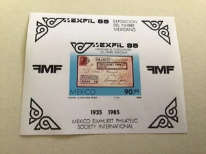Mexico philatelic Exhibition mint never hinged stamps sheet Ref R49028 - Picture 1 of 3