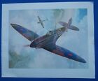 Super Marine Spitfire Mk Ii Art Print From A Book Very Nice 9 X 11
