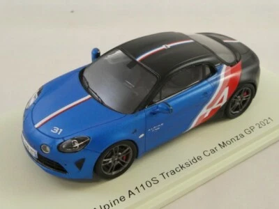 Spark Alpine A110S Esteban Ocon trackside Monza GP 2021 1/43 S6592 - Immagine 1 di 3