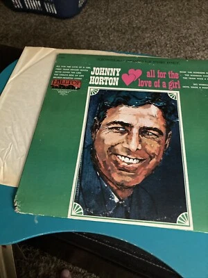 All For The Love Of A Girl LP by Johnny Horton vinyl 1968  Free Shipping - Image 1 of 4
