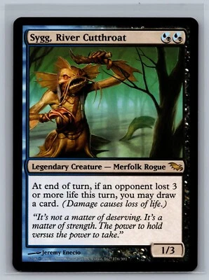 Magic The Gathering Shadowmoor Sygg, River Cutthroat #176/301 MTG TCG CCG - Image 1 of 2
