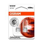 Glühlampe Sekundär Osram W5w Standard 12V/5W, 2 Stück [C]