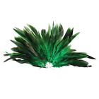 . 50pcs Dyed Decoration Rooster  Feather Green K4R33494