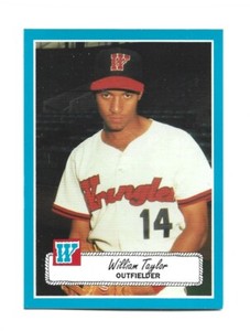 1990 Rock's Dugout Wichita Wranglers #19 William Taylor card, rare