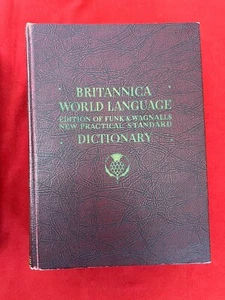 1956 BRITANNICA WORLD LANGUAGE EDITION FUNK & WAGNALS DICTIONARY - COMPLETE SET - Imagen 1 de 24