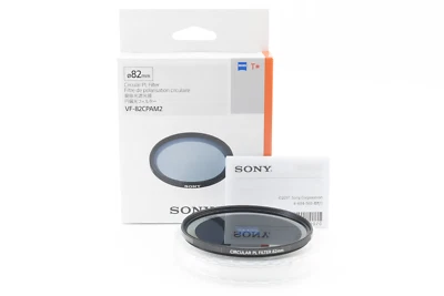 SONY 82mm Circular Polarizer Filter VF-82CPAM2 Thin type Carl Zeiss Coating - Image 1 of 3