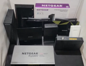 Lot of 10 Netgear Routers, POE Switches and more. All Untested - Picture 1 of 2