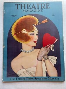 February 1924 Theatre Magazine w/ Amazing Cover Art