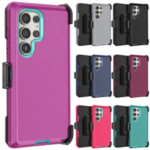 Per Samsung Galaxy S24 + custodia ultra 5G resistente clip gomma cintura telefono cover - Foto 1 di 54