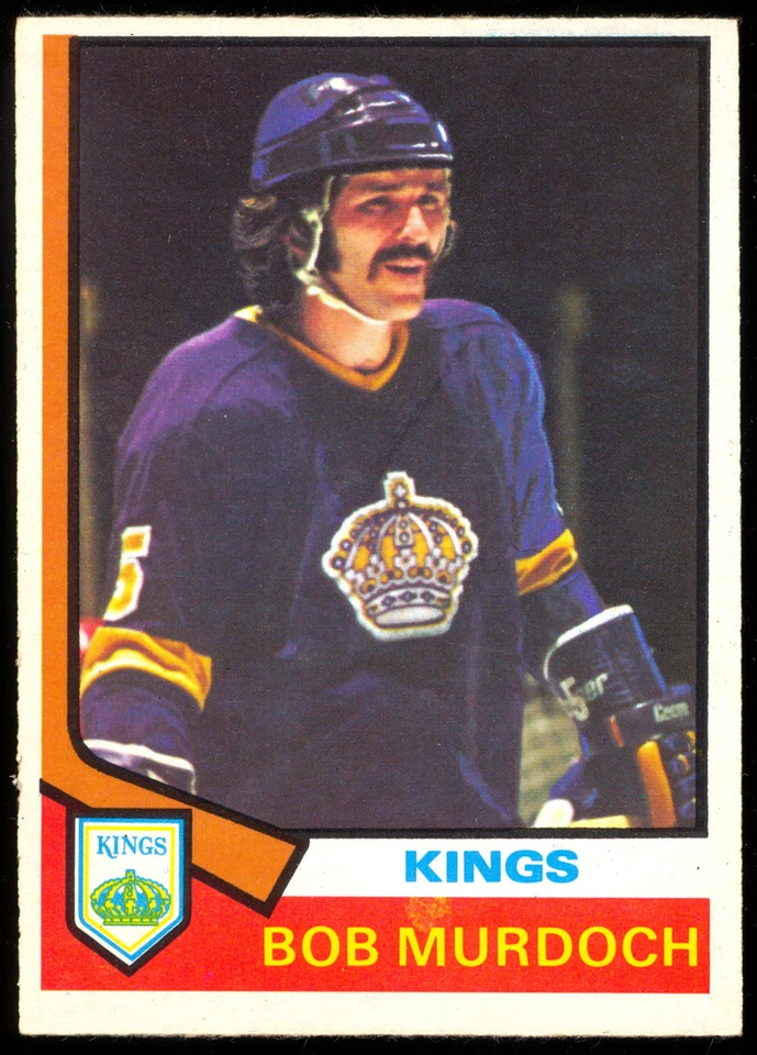1974-75 OPC O PEE CHEE HOCKEY #194 BOB MURDOCH EX-NM RC L A LOS ANGELES KINGS  - Image 1 of 1