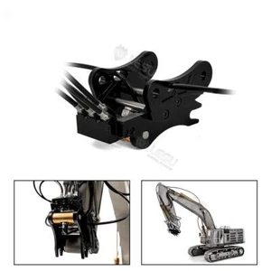 Acoplador hidráulico de liberación rápida de metal para excavadora de control remoto LESU 1/14 RC - Imagen 1 de 10