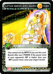 DBZ Dragon Ball Z TCG Tarjeta Panini Premiere R153 Cuerpo de Capitán Ginyu Interruptor Lámina - Imagen 1 de 1