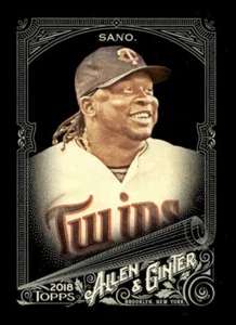 2018 TOPPS ALLEN GINTER X BASEBALL BASE CARD #279 Miguel Sano Twins - Picture 1 of 2