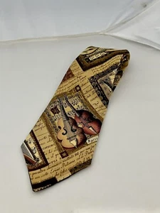 Creaciones de maullido de gato para violín de música artesanal con cuerno francés corbata de algodón - Imagen 1 de 11