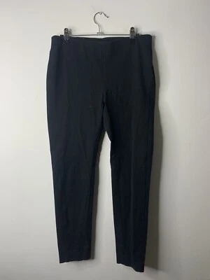 Pantalones para mujer RALPH LAUREN cintura elástica talla UK 6 negros 29w Foto 1 de 4