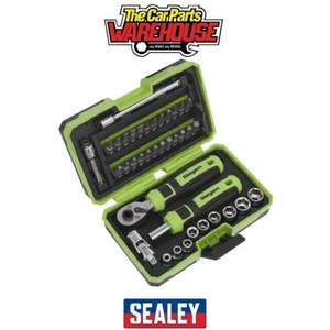 Sealey S01255 Siegen Socket & Bit Set 1/4"Sq Drive 38pc - Picture 1 of 5