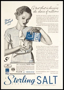 STERLING SAL 1935 Old Company decoración de cocina vintage anuncio impreso - Imagen 1 de 1