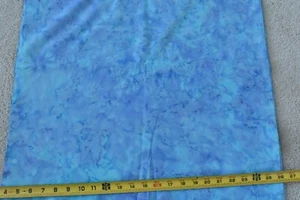 32" Long, Blue & Lavender Cotton Batik, P6761 - Picture 1 of 5