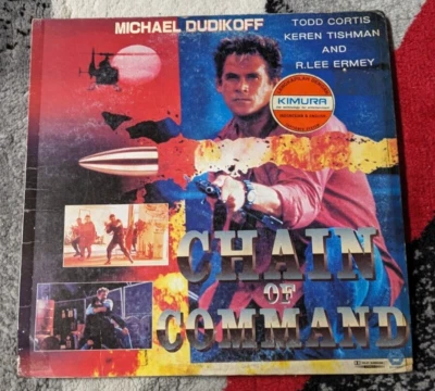Chain of Command Laserdisc Taiwan Michael Dudikoff Broterion - Image 1 of 4