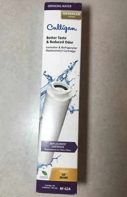 Culligan Refrigerator Replacement Cartridge Filter RF-G2 Replaces GE MSWF, WR02X - Image 1 of 4