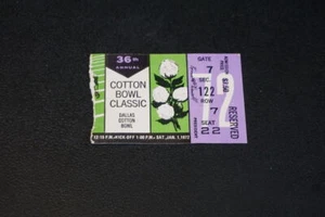 1972 COTTON BOWL FOOTBALL TICKET STUB PENN STATE VS TEXAS - Picture 1 of 2