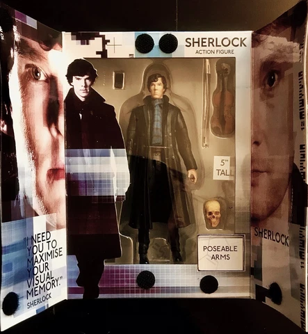 SHERLOCK HOLMES- BENEDICT CUMBERBATCH- 5 INCH ACTION FIGURE Cover