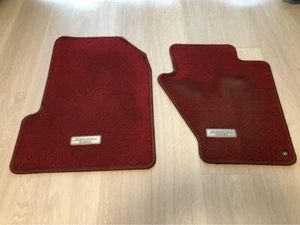 HONDA S2000 Red genuine floor mats, set of 2, left and right Rare Japan - Picture 1 of 5