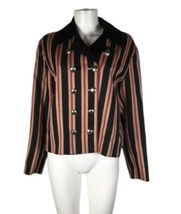 Vtg Jean Paul Gaultier Red Striped Jacket S - Picture 1 of 9