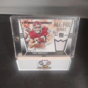 2018 Panini Donruss Football Tony Gonzalez All-Pro Kings Patch 25/25 - Chiefs - Picture 1 of 5