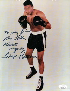 Floyd Patterson Signed Autographed 8X10 Photo Vintage Pose "To Alan" JSA II24351 - Picture 1 of 2