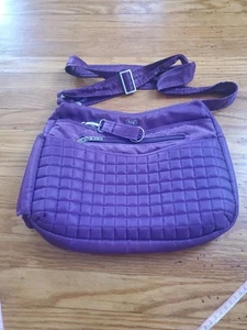 Lug Quality Nylon Washable Purple Shoulder/crosbody Bag Unisex  - Picture 1 of 16