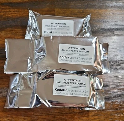 Kodak 30 Ink Cartridges Black and Color Ink - Image 1 of 3