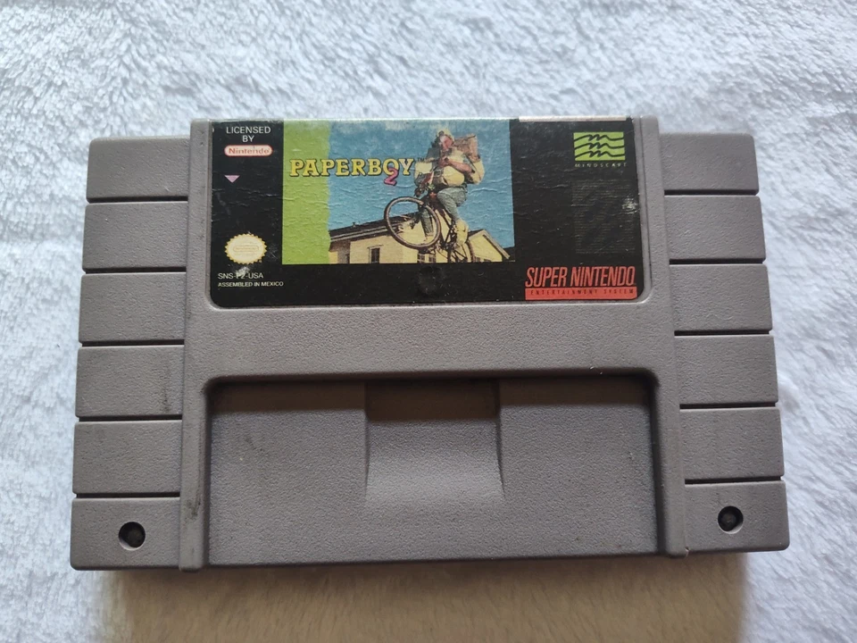 Paperboy 2 (Super Nintendo SNES) Authentic & Tested - Image 1 of 3