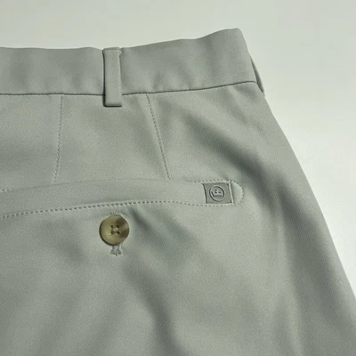 Серые короткие мужские петли для ремня для гольфа с логотипом Peter Millar Performance Crown 35 x 9 - Изображение 1 из 4