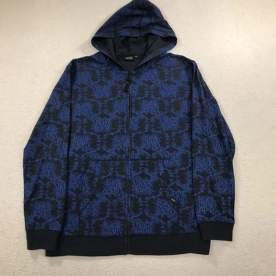 Sudadera con Capucha Y2K Vintage Vans Cremallera Completa Niños Grande Skate Surf Logotipos AOP Foto 1 de 4