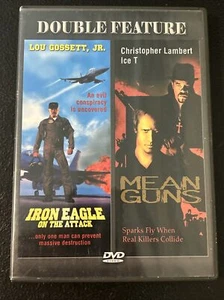 Iron Eagle on the Attack & Mean Guns (DVD, 2007, Source One) Lou Gossett, Jr! - Picture 1 of 6