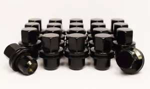 Land Rover Discovery 3 Range Rover Sport Dadi Ruota Solidi. Set di 20 nero - Foto 1 di 2