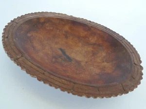 Wooden Carved Bowl - Trobriand Islands - 180 X 115 X 25mm - Bild 1 von 4