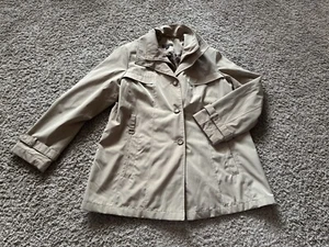 Women’s Dana Buchman Lightweight Beige Button Up Jacket Size XL - Picture 1 of 6